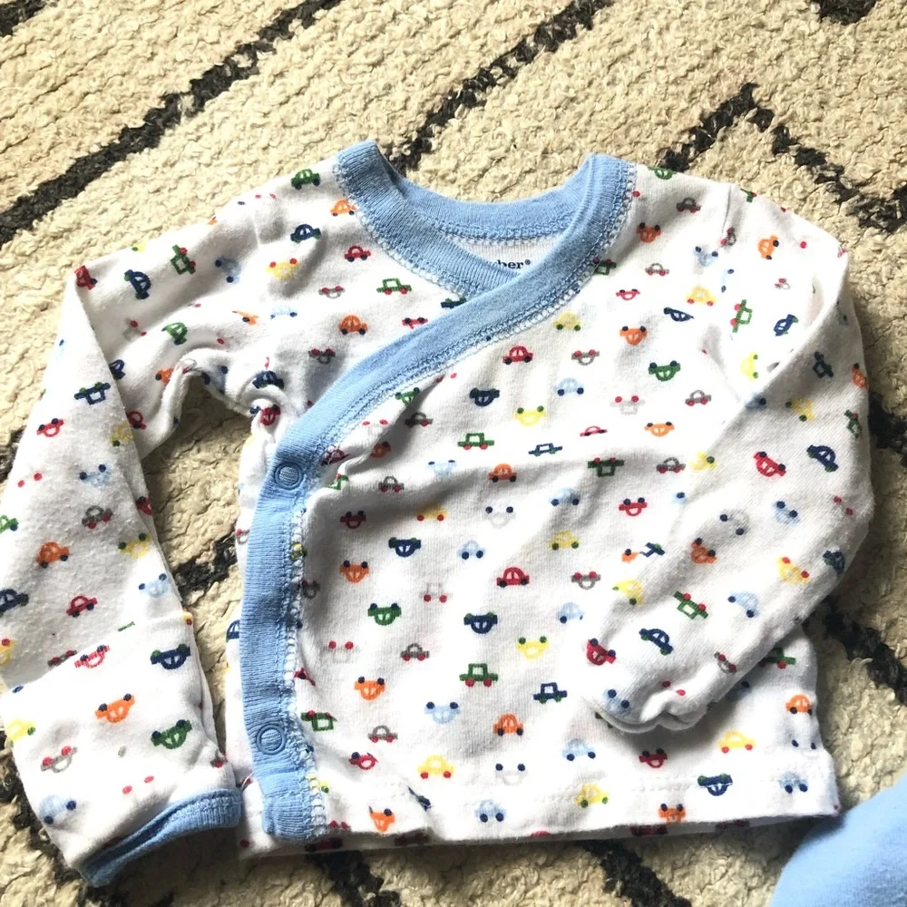 Gerber long sleeve kimono top